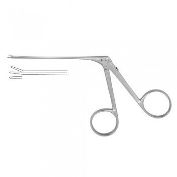 Mini-McGee Micro Alligator Forceps Smooth-Straight Stainless Steel, 8 cm - 3" Jaw Size 3.5 x 0.6 mm